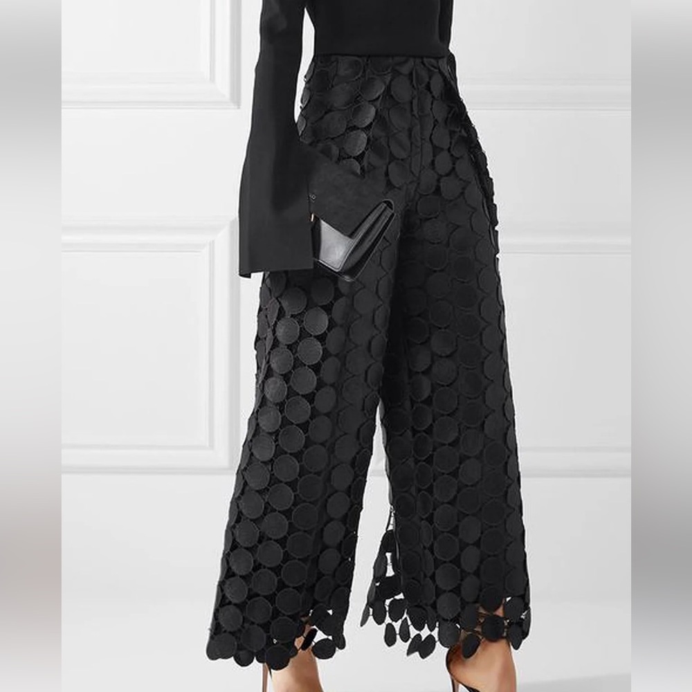 stylewe loose elegant lace plain fashion pants